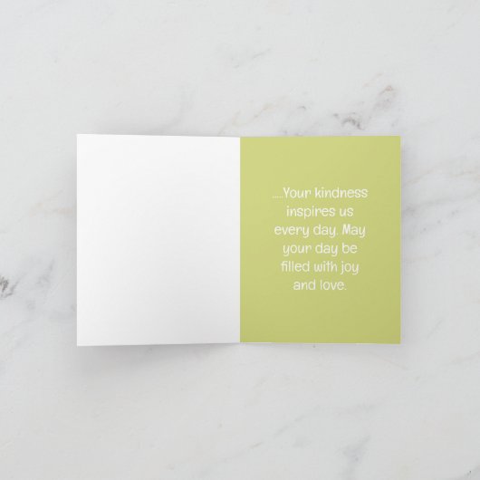 Verjaardag met mooie lente bloemen feestdagen kaart (Binnen)