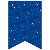 Verjaardag met patroon vlaggetjes (Eerste vlag)