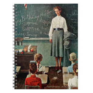 Verjaardag, mevrouw Jones van Norman Rockwell Notitieboek