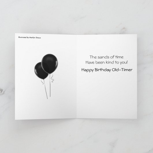 Verjaardag mijlpaal Kaart (Binnen)