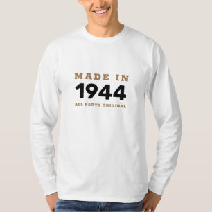 Verjaardag mijlpaal lange mouw t-shirt