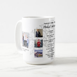 Verjaardag Mijlpalen FOTOCOLLAGE Familiestamboom C Koffiemok