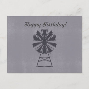 Verjaardag Molen voor elke gelegenheid Briefkaart