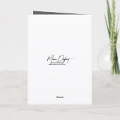 Verjaardag muis met karton teken kaart (Achterkant)