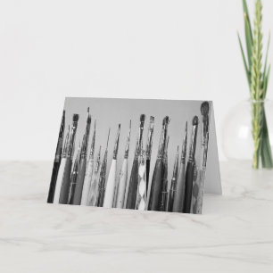 Verjaardag Nail Art Brush Collectie Kaart