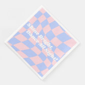 Verjaardag Neon Groovy Disco Servet (Hoek)