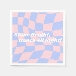 Verjaardag Neon Groovy Disco Servet