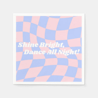 Verjaardag Neon Groovy Disco Servet