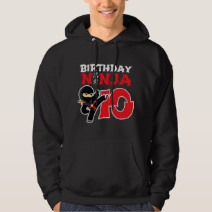 Verjaardag Ninja - 10 Jaar Oude Ninja Verjaardagsf Hoodie