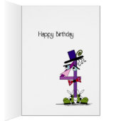 Verjaardag Nummer Vier met sterren (Binnen (Rechts))