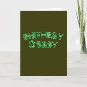 Verjaardag O'Baby St. Patrick's Day Tshirts Kaart