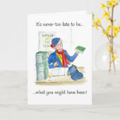 Verjaardag of pensioen Kaart (Gele Bloem)