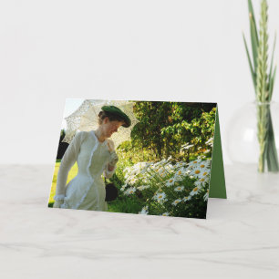 Verjaardag- of reüniekaart - Victoriaans gedicht b Kaart