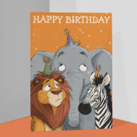 Verjaardag Olifant Leeuw Zebra 