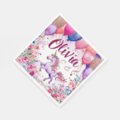 Verjaardag "Olivia" Servet (Hoek)