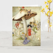 Verjaardag 'On Mushroom Hill' Kaart (Gele Bloem)