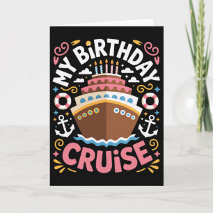 Verjaardag Op Dek Mijn Verjaardag Cruise Trip Lief Kaart