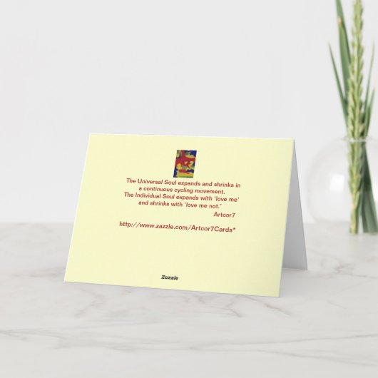 Verjaardag op Valentijn Harten op Rode Kaart (Achterkant)