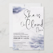 verjaardag op wolk negen kaart (Voorkant)