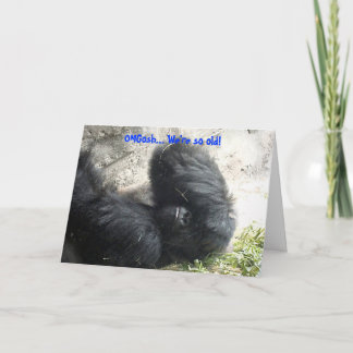 Verjaardag oude vrienden kaart