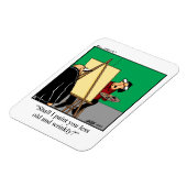 Verjaardag over de Hill Humor Magnet Gift Magneet (Linkerzijde)