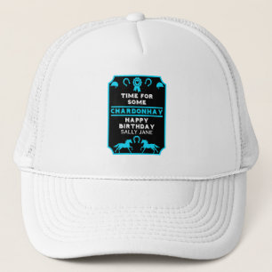 Verjaardag paardrijden trucker pet
