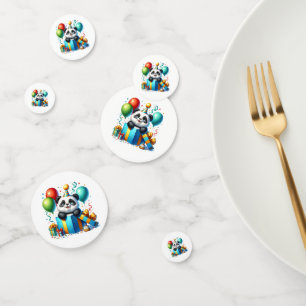 Verjaardag Panda Tafelconfetti Confetti
