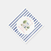 Verjaardag Parijs Parijse Cafe Tea Party Servet (Hoek)