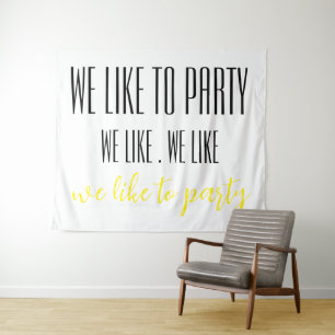 Verjaardag Party muur tapijt banner Wandkleed