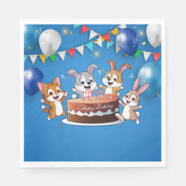 Verjaardag PartyPaper Napkin Servet