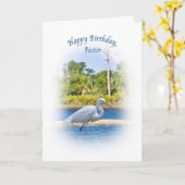 Verjaardag, pastoor, grote spijt kaart (Gele Bloem)