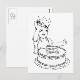 Verjaardag Peuter Briefkaart