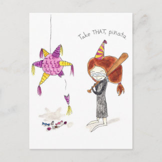 Verjaardag Pinata Briefkaart