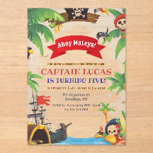 Verjaardag piratenschip Ahoy Matey Boys