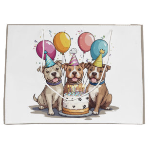 Verjaardag Pit Bull Dogs Groot Cadeauzakje