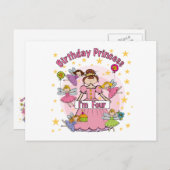 Verjaardag Prinses Ik ben Vier T-shirts en Geschen Briefkaart (Voorkant / Achterkant)
