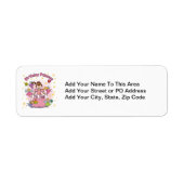 Verjaardag Prinses Ik ben Vier T-shirts en Geschen Etiket (Voorkant)