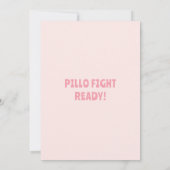 Verjaardag pyjamafeest met Bunny Slippers Kaart (Achterkant)