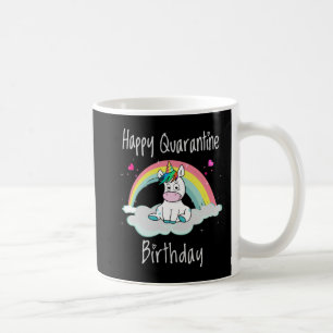 Verjaardag Quarantaine Eenhoorn regenboog Koffiemok
