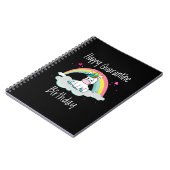 Verjaardag Quarantaine Eenhoorn regenboog Notitieboek (Linkerzijde)