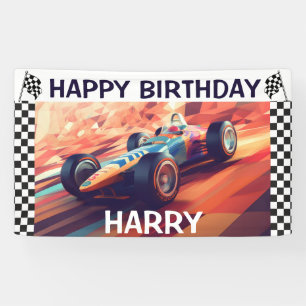 VERJAARDAG RACEAUTO SPANDOEK