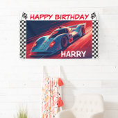 VERJAARDAG RACING AUTO BANNER (Insitu)