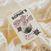 Verjaardag Retro Disco Kaart