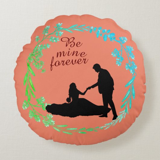 verjaardag rond kussen (Voorkant)