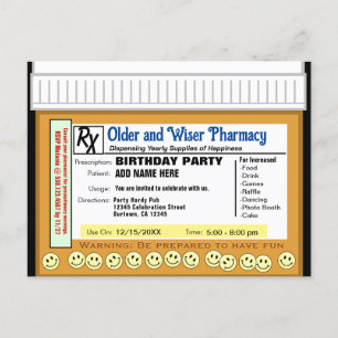 Verjaardag RX voor Plezier Briefkaart