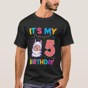 Verjaardag Schaap 5 jaar oud 5e Verjaardag Schaap T-shirt