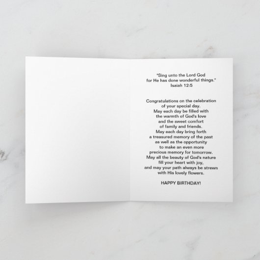 Verjaardag, schoondochter, vaas van Rozen en varen Kaart (Binnen)