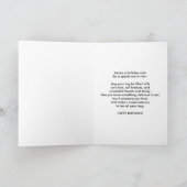 Verjaardag, schoonzoon, tijgerwandeling kaart (Binnen)