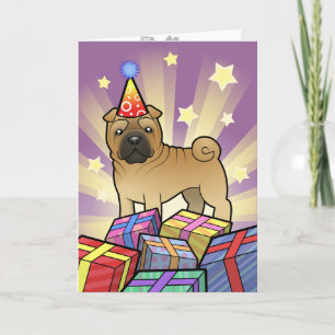 Verjaardag Shar Pei Kaart