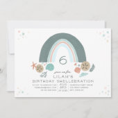 Verjaardag Shellebration Under the Zee Rainbow Kaart (Voorkant)